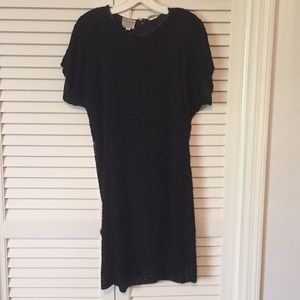 Black beaded Dress